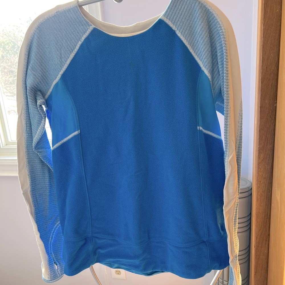 Lululemon fleece shirt.